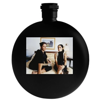 Salma Hayek Round Flask