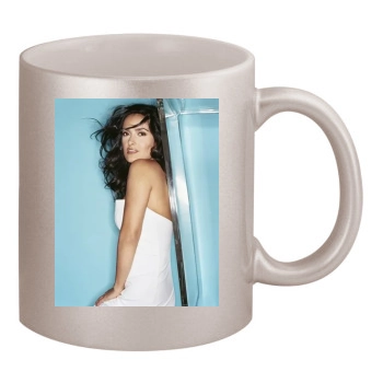 Salma Hayek 11oz Metallic Silver Mug