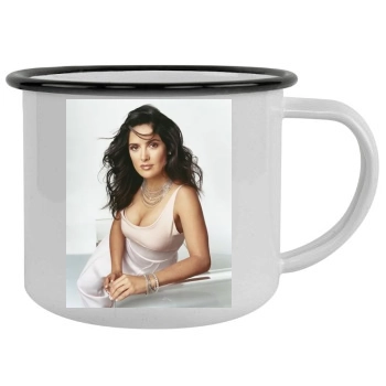 Salma Hayek Camping Mug