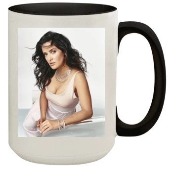 Salma Hayek 15oz Colored Inner & Handle Mug