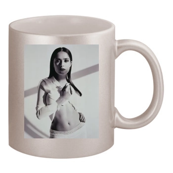 Salma Hayek 11oz Metallic Silver Mug