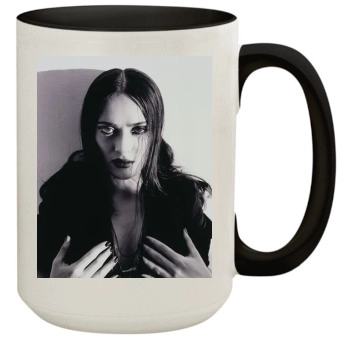 Salma Hayek 15oz Colored Inner & Handle Mug