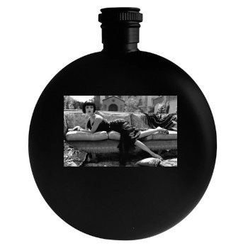 Salma Hayek Round Flask