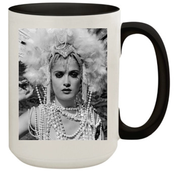 Salma Hayek 15oz Colored Inner & Handle Mug