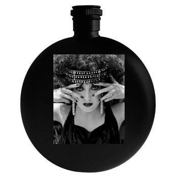 Salma Hayek Round Flask