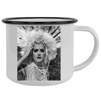 Salma Hayek Camping Mug