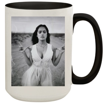 Salma Hayek 15oz Colored Inner & Handle Mug