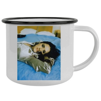 Salma Hayek Camping Mug