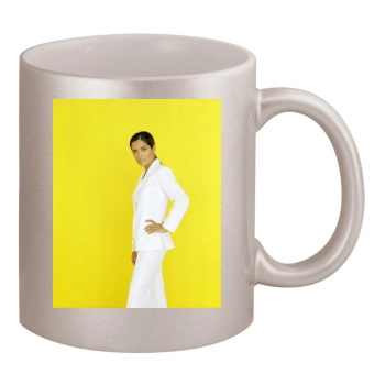 Salma Hayek 11oz Metallic Silver Mug