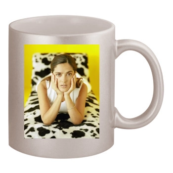 Salma Hayek 11oz Metallic Silver Mug