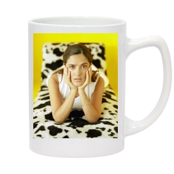 Salma Hayek 14oz White Statesman Mug