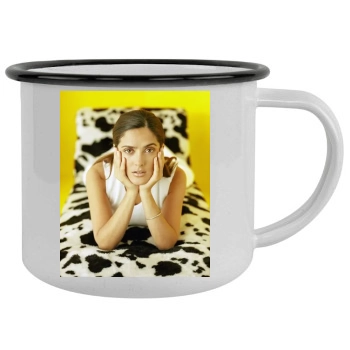 Salma Hayek Camping Mug