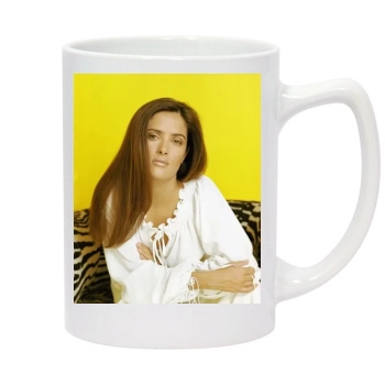 Salma Hayek 14oz White Statesman Mug