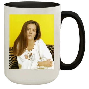 Salma Hayek 15oz Colored Inner & Handle Mug