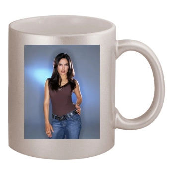 Salma Hayek 11oz Metallic Silver Mug