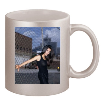 Salma Hayek 11oz Metallic Silver Mug