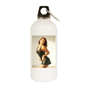 Ali Landry White Water Bottle With Carabiner