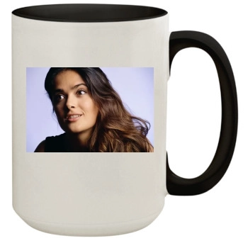 Salma Hayek 15oz Colored Inner & Handle Mug