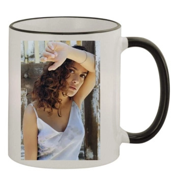 Salma Hayek 11oz Colored Rim & Handle Mug