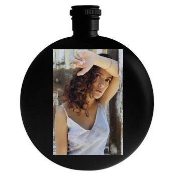 Salma Hayek Round Flask