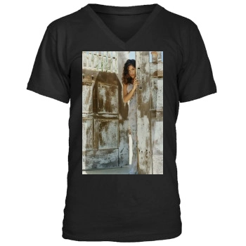 Salma Hayek Men's V-Neck T-Shirt