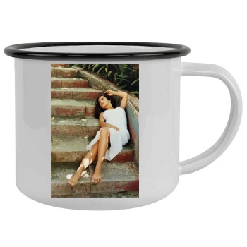 Salma Hayek Camping Mug