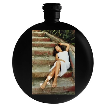 Salma Hayek Round Flask