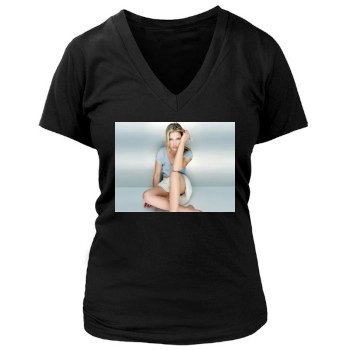 Ali Larter Women's Deep V-Neck TShirt