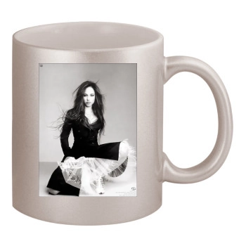 Alicia Keys 11oz Metallic Silver Mug