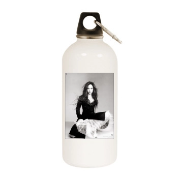 Alicia Keys White Water Bottle With Carabiner