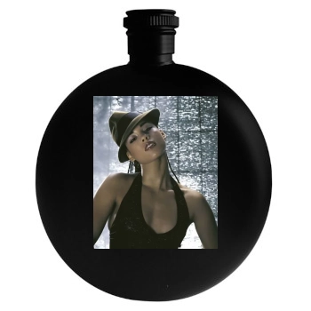 Alicia Keys Round Flask