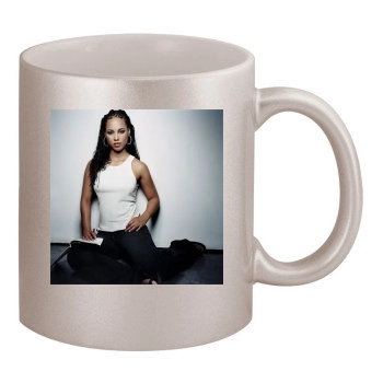 Alicia Keys 11oz Metallic Silver Mug