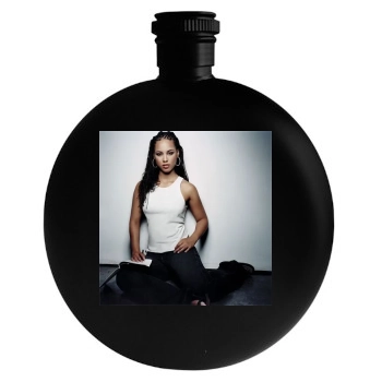 Alicia Keys Round Flask