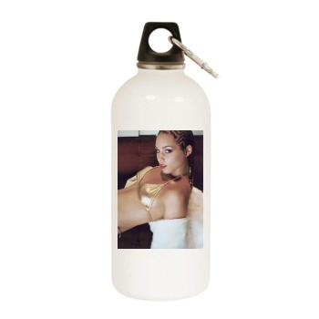 Alicia Keys White Water Bottle With Carabiner