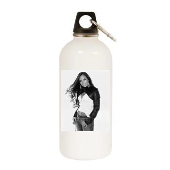 Alicia Keys White Water Bottle With Carabiner