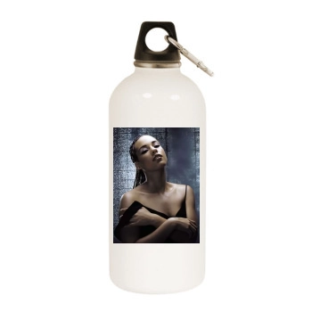 Alicia Keys White Water Bottle With Carabiner