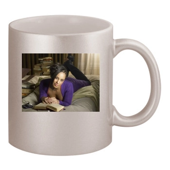 Alicia Keys 11oz Metallic Silver Mug