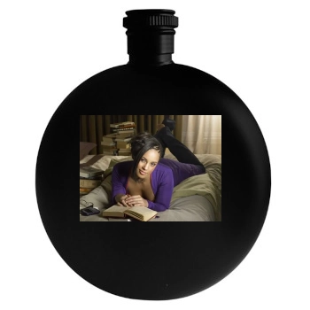 Alicia Keys Round Flask