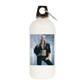 Alicia Keys White Water Bottle With Carabiner