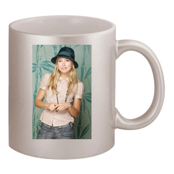 Sarah Carter 11oz Metallic Silver Mug