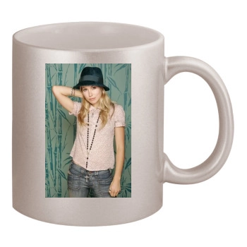 Sarah Carter 11oz Metallic Silver Mug