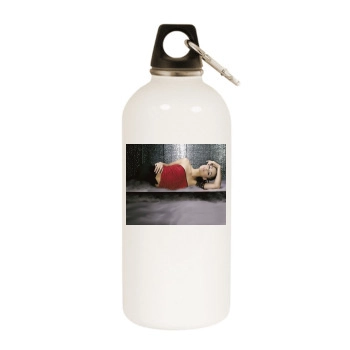 Alicia Keys White Water Bottle With Carabiner