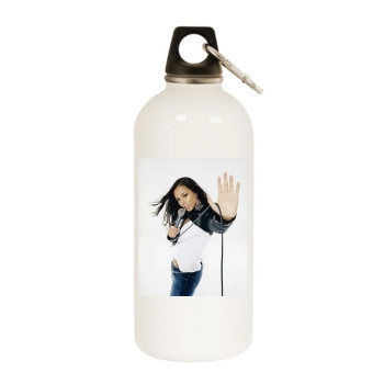 Alicia Keys White Water Bottle With Carabiner