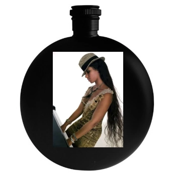 Alicia Keys Round Flask