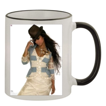 Alicia Keys 11oz Colored Rim & Handle Mug