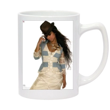 Alicia Keys 14oz White Statesman Mug