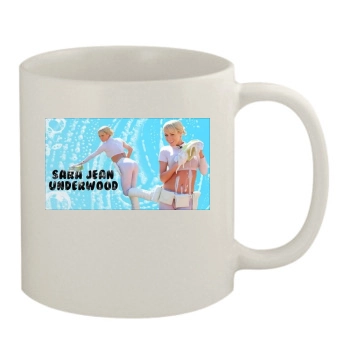 Sara Jean Underwood 11oz White Mug