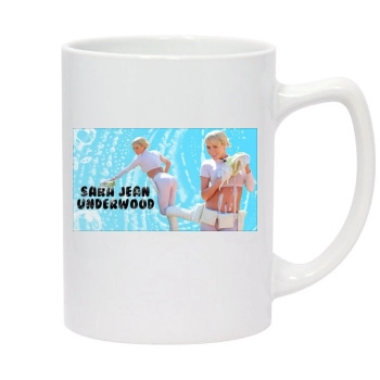 Sara Jean Underwood 14oz White Statesman Mug