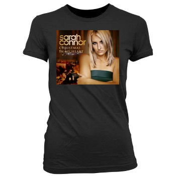 Sarah Connor Women's Junior Cut Crewneck T-Shirt