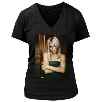 Sarah Connor Women's Deep V-Neck TShirt